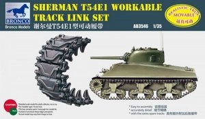 Bronco AB3546 Sherman T54E1 Workable Track Link Set 1/35