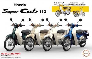 Fujimi 141879 B-NX-1 EX-5 Honda Super Cub 110 (Pearl Flash Yellow) 1/12