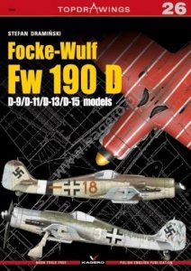 Kagero 7026 Focke-Wulf Fw 190 D. D-9/D-11/D-13/D-15 models EN/PL