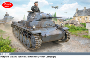 Gecko Models 16GM0007 Pz.Kpfw. II (Sd.Kfz.121) Ausf.B Modified (French Campaign) 1/16