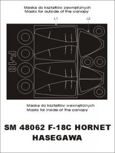 Montex SM48062 F-18 Hornet HASEGAWA