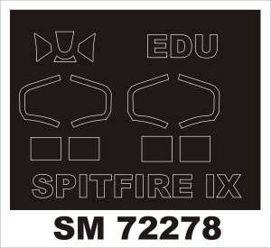 Montex SM72278 SPITFIRE IX EDUARD 1/72