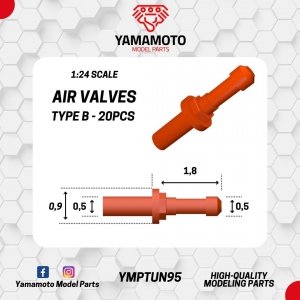 Yamamoto YMPTUN95 Air Valves Type B 1/24