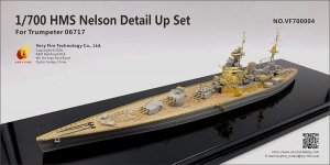 Very Fire VF700004 Battleship HMS Nelson Detail up Set for Trumpeter 06717 1/700