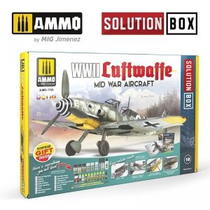 AMMO of Mig Jimenez 7726 SOLUTION BOX – WWII Luftwaffe Mid War Aircraft