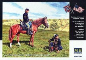 Master Box 3549 US Civil War series: Yankee scout and trucker (1:35)