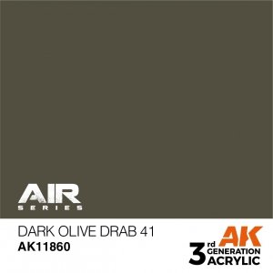 AK Interactive AK11860 DARK OLIVE DRAB 41 – AIR 17 ml