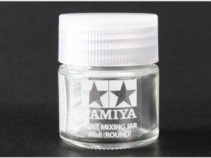 Tamiya 81044 Tamiya Paint Mixing Jar Mini 10 ml (Round)
