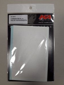 KA Models KD-24013 Carbon Pattern Decal Sheet A VALUE Pack (5 sheets)