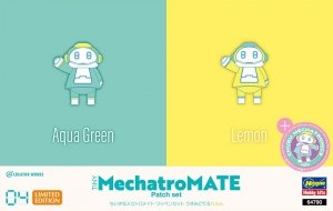 Hasegawa 64790 Creator Works Tiny MechatroMate 04 Aqua Green & Lemon