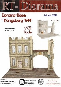 RT-Diorama 35018 Diorama-Base: Königsberg 1944 1/35