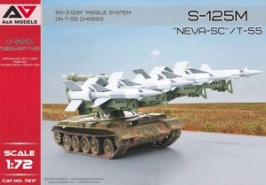 A&A Models 7217 S-125M Neva-SC/T-55 SA-3 Goa Missile System on T-55 Chassis 1/72 