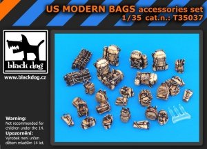 Black Dog T35037 US modern bags accessories set 1/35