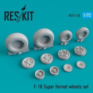 RESKIT RS72-0126 F/A-18 SUPER HORNET WHEELS SET 1/72