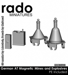 RADO Miniatures RDM35S03 German At Magnetic Mines and Explosives 1/35