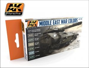 AK Interactive AK564 MIDDLE EAST WAR COLORS VOL 1