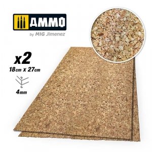 AMMO of Mig Jimenez 8844 Create Cork Thick Grain 2x4 mm