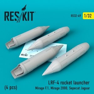 RESKIT RS32-0049 LRF-4 ROCKET LAUNCHERS (4 PCS) 1/32