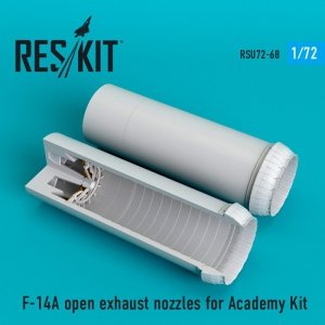 RESKIT RSU72-0068 F-14A Tomcat open exhaust nozzles for Academy 1/72