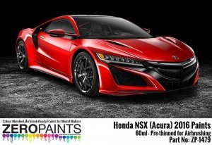 Zero Paints ZP-1479-R559 Honda NSX Curva Red - Rosso Racing - R559 (Solid) 60ml