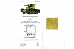 Microdesign MD 035325 T-26 Zip boxes for Zvezda 3538, 3540, Hobby Boss 82494, 82495, 82496 1/35