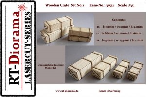 RT-Diorama 35551 Wooden Crate Set No.2 1/35
