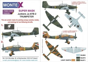 Montex K32234 Ju 87B-2 1/32