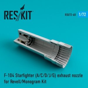 RESKIT RSU72-0060 F-104 A/C/D/J/G Starfighter exhaust nozzle for Revell, Monogram 1/72