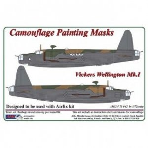 AML M73042 Vickers Wellington Mk.I - Camouflage Painting Masks 1:72