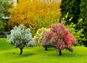 FREON DW2 Kwitnące drzewa - zestaw 3 sztuki / Flowering trees - set of 3 pieces