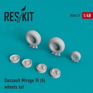 RESKIT RS48-0027 Mirage III (A) wheels set 1/48
