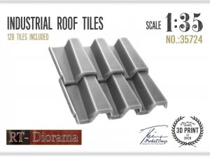 RT-Diorama 35724 Industrial Rooftiles 1/35