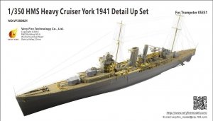 Very Fire VF350021 HMS York 1941 Detail Up Set For Trumpeter 05351 1/350
