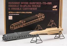 Meng Model SPS-063 9M38 Surface-to-air Missile Display Racks & Missile Container 1:35