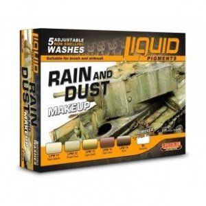 Lifecolor LP03 Liquid pigments Set Rain and dust 6x22ml