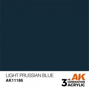 AK Interactive AK11186 LIGHT PRUSSIAN BLUE – STANDARD 17ml