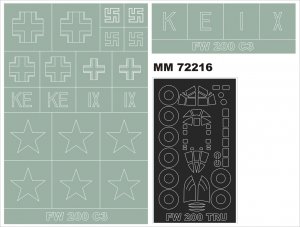 Montex MM72216 Fw 200C-3 TRUMPETER 1637 1/72