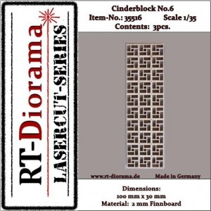 RT-Diorama 35516 Cinderblocks No.6 1/35