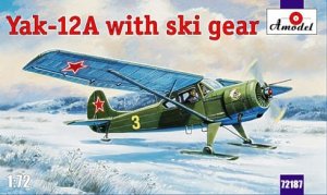 A-Model 72187 Yakovlev YAK-12A with Ski Gear 1:72
