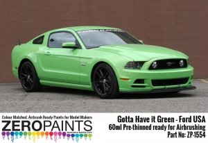 Zero Paints ZP-1554 Gotta Have it Green - Ford USA Paint 60ml