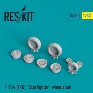 RESKIT RS32-0010 F-104 (F/G) Starfighter wheels set 1/32