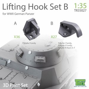 T-Rex Studio TR35027 Lifting Hook for WWII German Panzer Set B 1/35