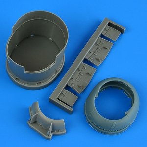 QuickBoost QB49210 F6F-5 Hellcat cowling and cooling flaps (opened) for EDUARD 1/48
