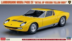 Hasegawa 20511 Lamborghini Miura P400 SV “Detail Up Version Yellow Body” 1/24