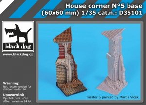 Black Dog D35101 House corner N°5 base 1/35