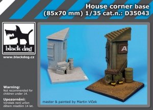 Black Dog D35043 House corner base 1/35