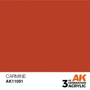 AK Interactive AK11091 CARMINE – STANDARD 17ml