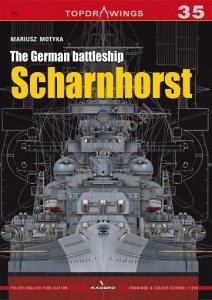 Kagero 7035 The German Battleship Scharnhorst EN/PL