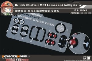 Voyager Model BR35045 British Chieftain MBT Lenses and taillights 1/35