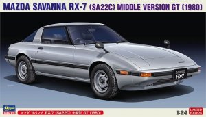 Hasegawa 20635 MAZDA SAVANNA RX-7 (SA22C) MIDDLE VERSION GT (1980) 1/24